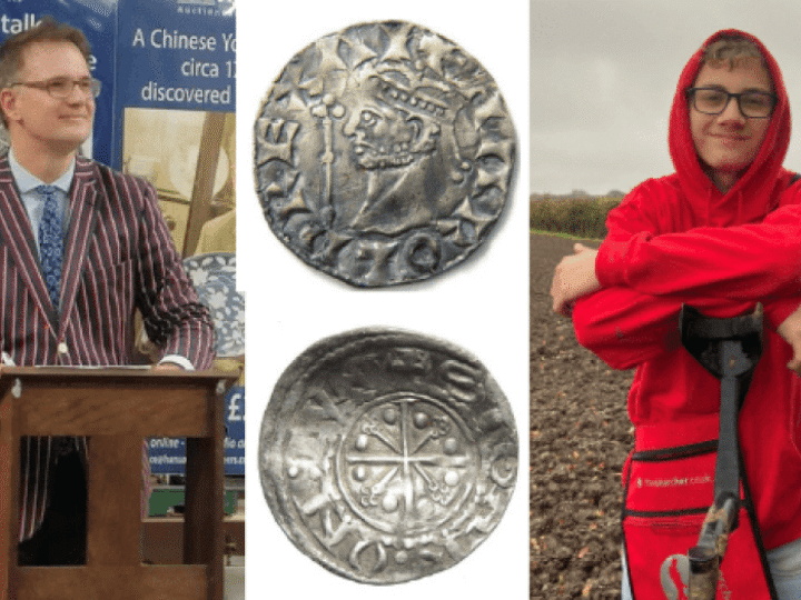 Teen metal detectorists’ ancient coins – one from 1066 &#8211; sell for thousands at Hansons