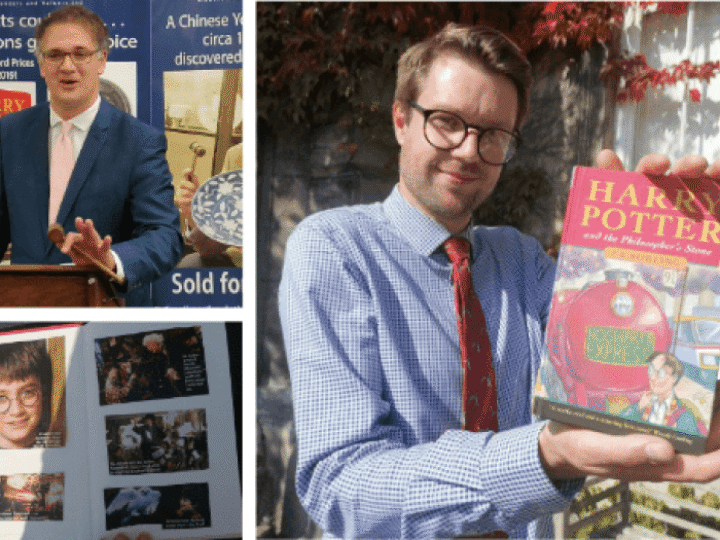 Dad’s delight as rare Harry Potter book he bought for his children sells for £60,000 at Hansons
