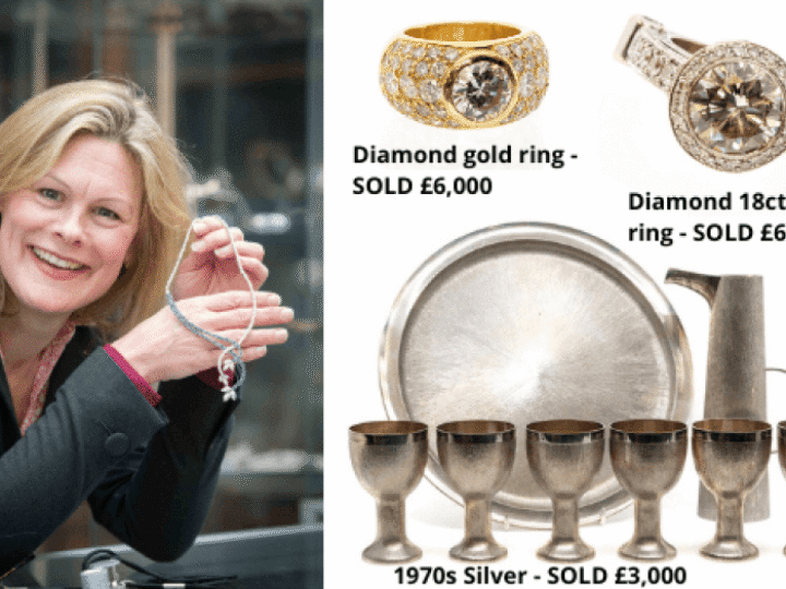 Auction stars at home? Free jewellery and silver valuations with KATE BLISS in October