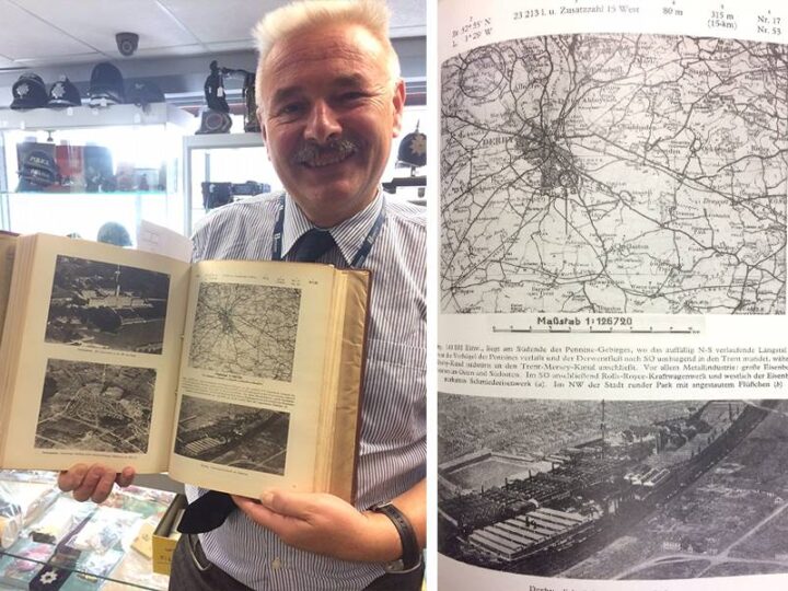 Find reveals pictures of Derby, Chatsworth, Alton Towers and Burton in Nazi Germany’s plans to invade Britain