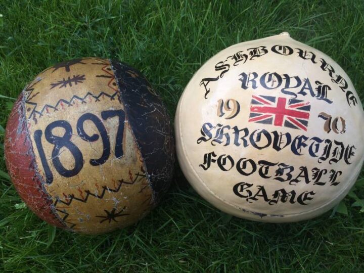 Football&#8217;s finest!  Queen Victoria jubilee ball from Ashbourne Shrovetide 1897 up for auction