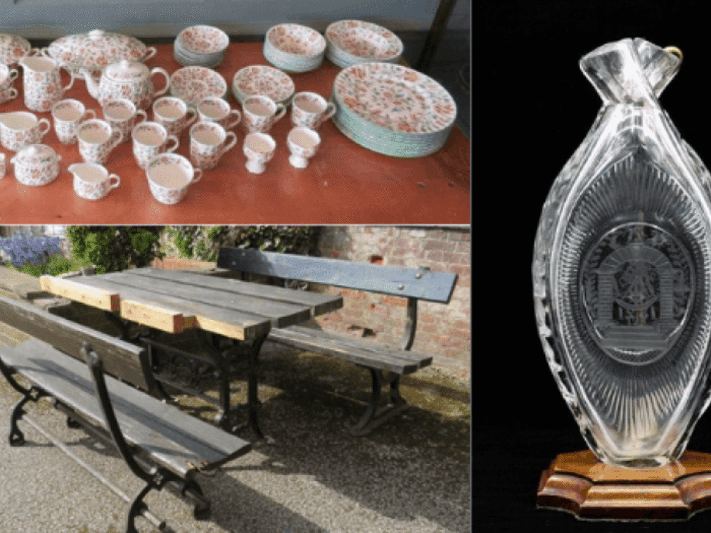 Elegant items for the home and quirky collectables excel in Bishton Hall Attic Auction