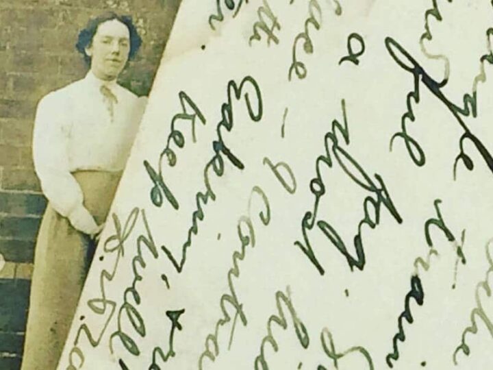 Saved at the tip! Century-old postcard from D H Lawrence was about to be thrown in skip
