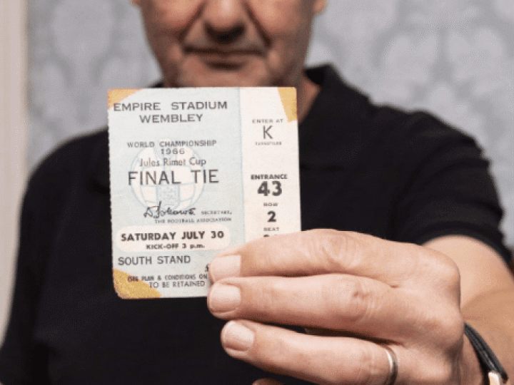 Late winner? Football fan who missed out on 1966 World Cup final to sell ticket