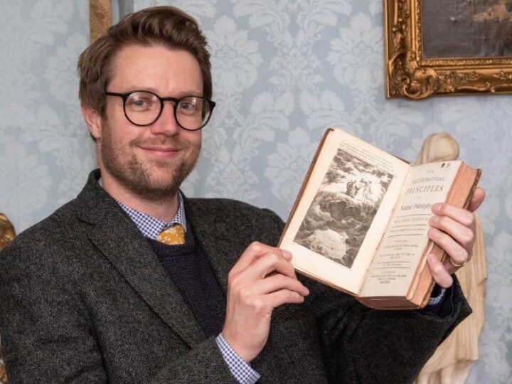 Rare Sir Isaac Newton book sells for ‘astonishing’ amount at auction
