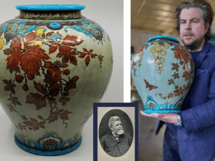 Vase spotted under a table sells for THOUSANDS at Hansons London auction