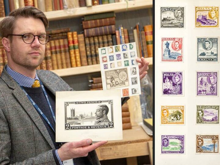Artist’s miniature masterpieces show creative genius behind postage stamp designs across the world
