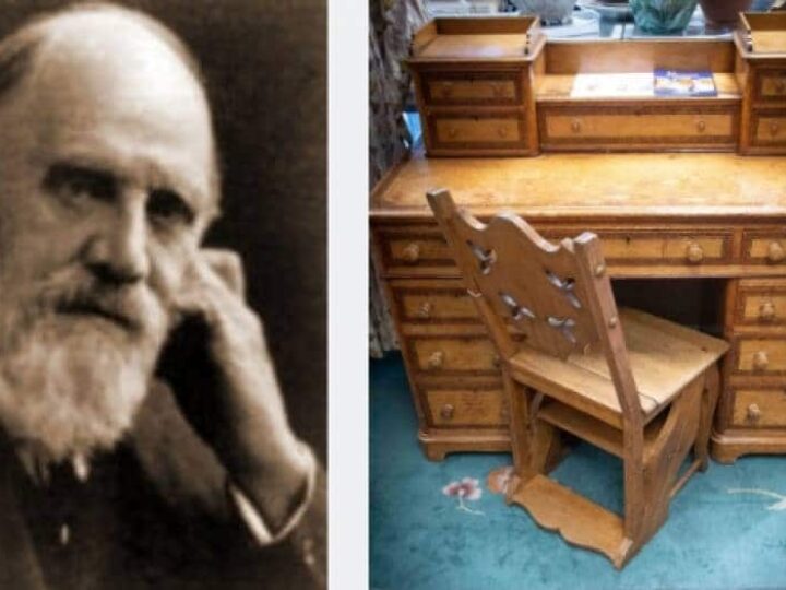 Work at Darwin&#8217;s desk &#8211; classic Darwin family desk set to be auctioned at Hansons