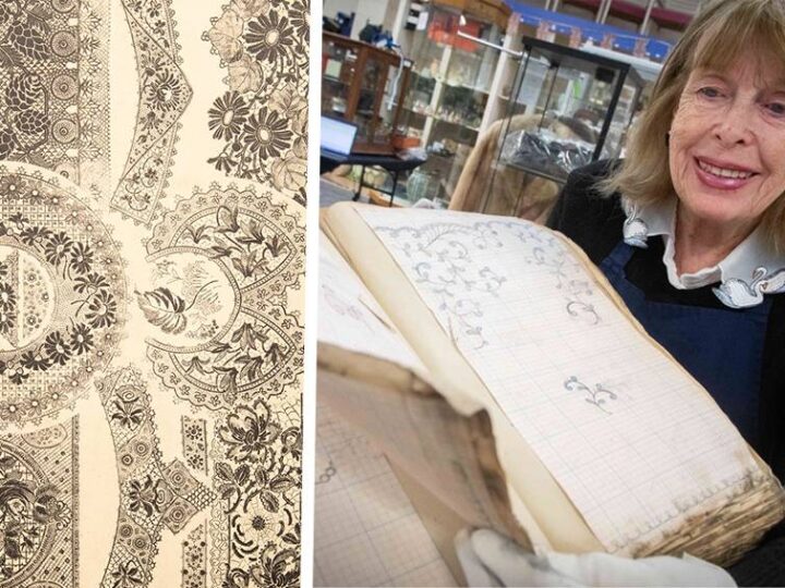 ‘One of world’s richest lace-making archives’ &#8211; dating back to 1800s &#8211; unearthed from Nottinghamshire loft