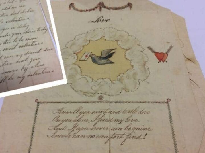 Hot date! Lovestruck Romeos can bid on one of world’s oldest Valentines on February 14