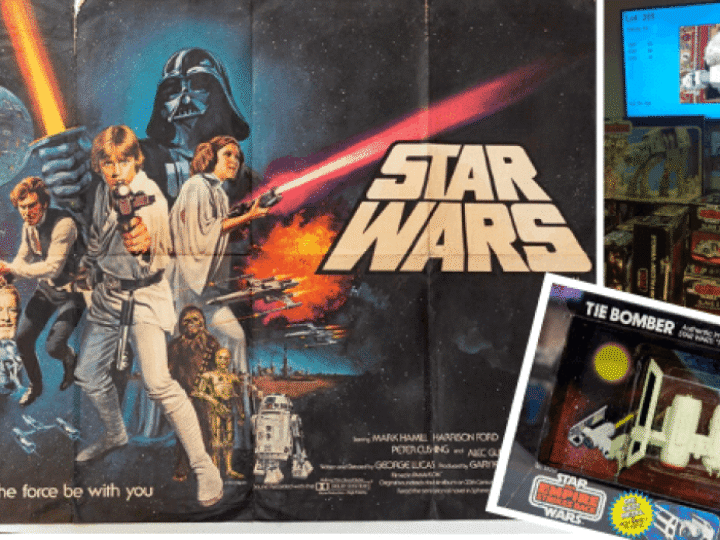 Stars Wars toys – and even a 1977 movie poster &#8211; rocket to success at auction