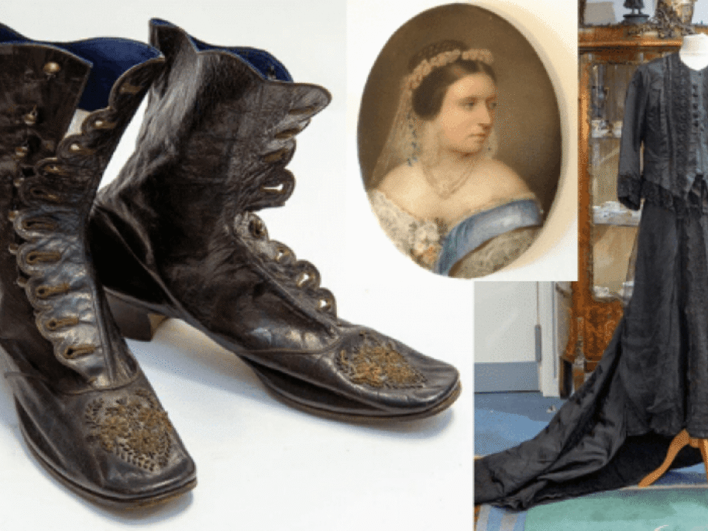 Queen Victoria’s boots, stockings and clothing found in wardrobe after more than 100 years