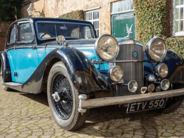 Classic car from 1938 steals the show at Bishton Hall Fine Art Auction