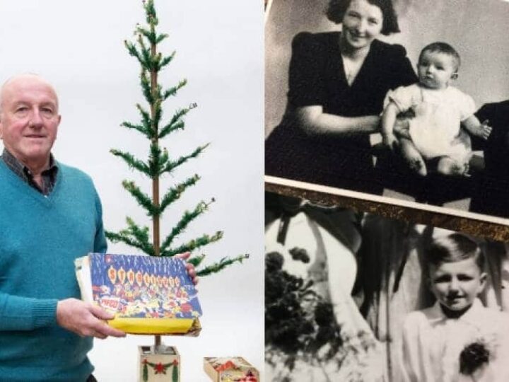Vintage Christmas for sale to aid homeless charity thanks to man who&#8217;s kept his parents&#8217;  tree for life