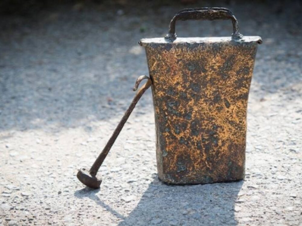 Mysterious bell thought to be 1,500 years old was used as an ornament by gran