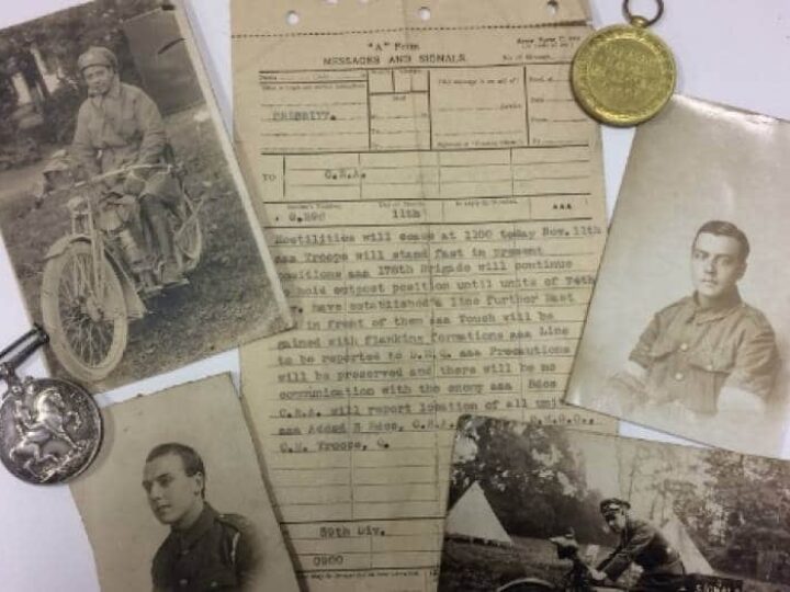 Century-old message to British troops ordering a ceasefire on November 11, 1918 discovered