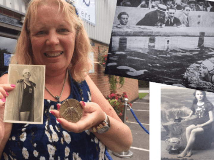 Blackpool-bound – town saves its Olympic swimming champion’s medal and archive