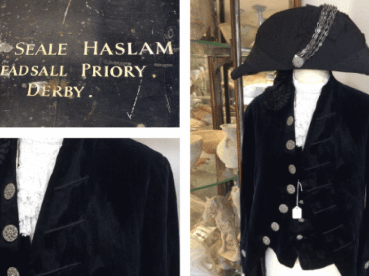Lavish period outfit from important Derbyshire family uncovered