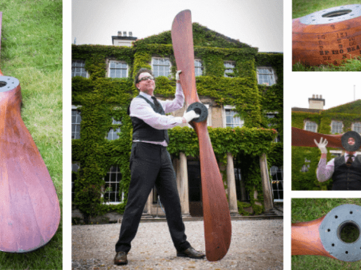 First World War fighter plane propeller could be yours – designed by aviation pioneer de Havilland