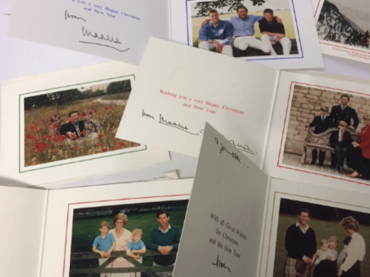 Old Christmas cards found in dusty box after decades turn out to be from royal family