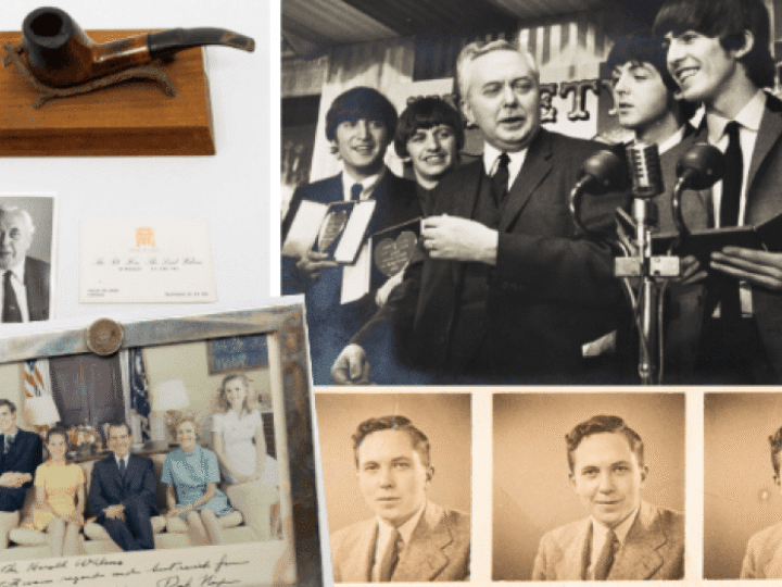 14 star lots in The Harold and Mary Wilson Auction including former Prime Minister&#8217;s pipe and mac