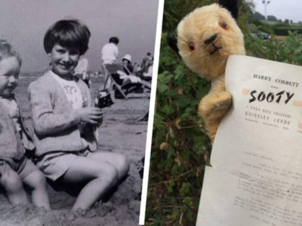 Sooty’s 70th birthday surprise! Find out why these children of the 1950s got to play with a REAL Sooty – now up for auction