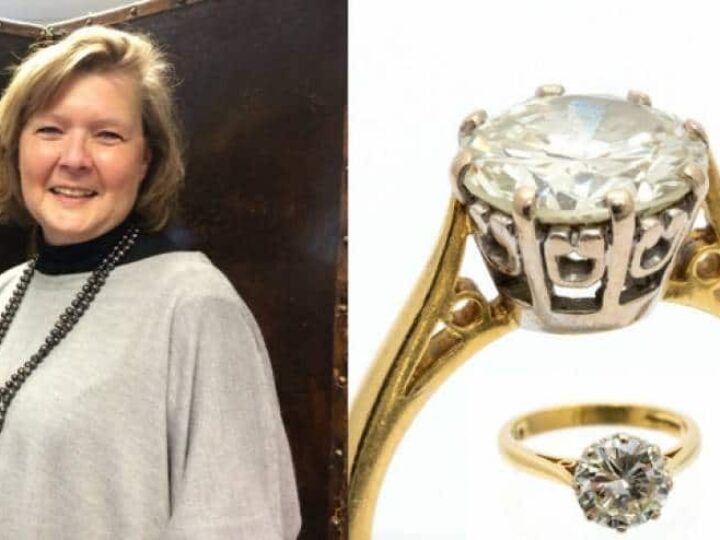 Woman stunned to discover &#8216;junk&#8217; charity shop ring bought for a fiver is worth THOUSANDS