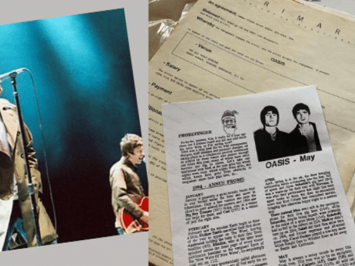 Oasis gig contract requesting ‘quality lager, sober helpers and no fast food’ &#8211; could whip up auction frenzy
