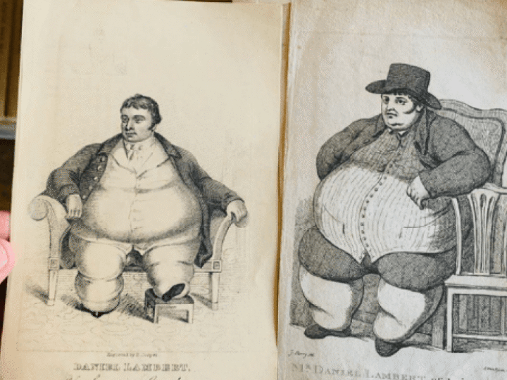 Portraits of England’s heaviest man in 1805 – a chap so HUGE he put himself on display &#8211; discovered
