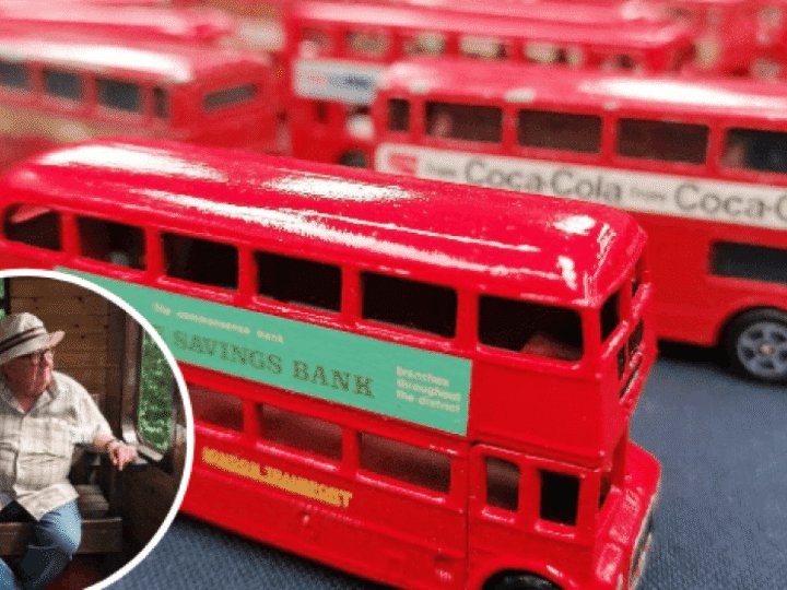 Model vehicle collection up for auction drives home memories of former headteacher