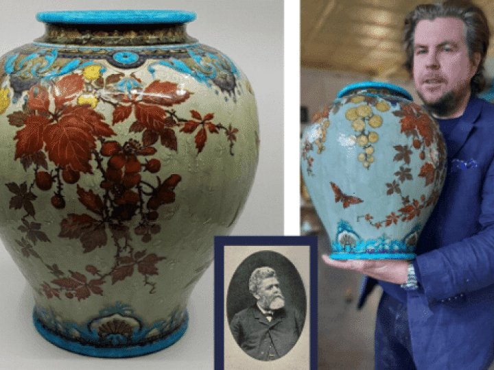 Vase spotted under a table sells for THOUSANDS at Hansons London auction