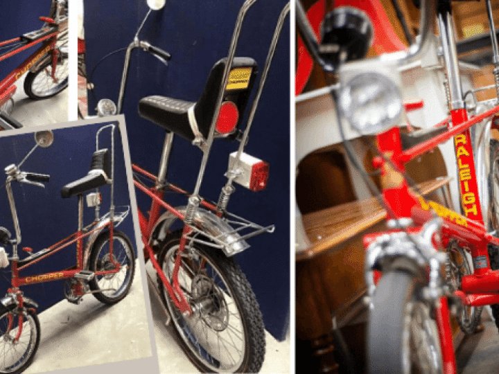 ‘Unridden’  Raleigh Chopper from 1970s smashes its estimate at auction
