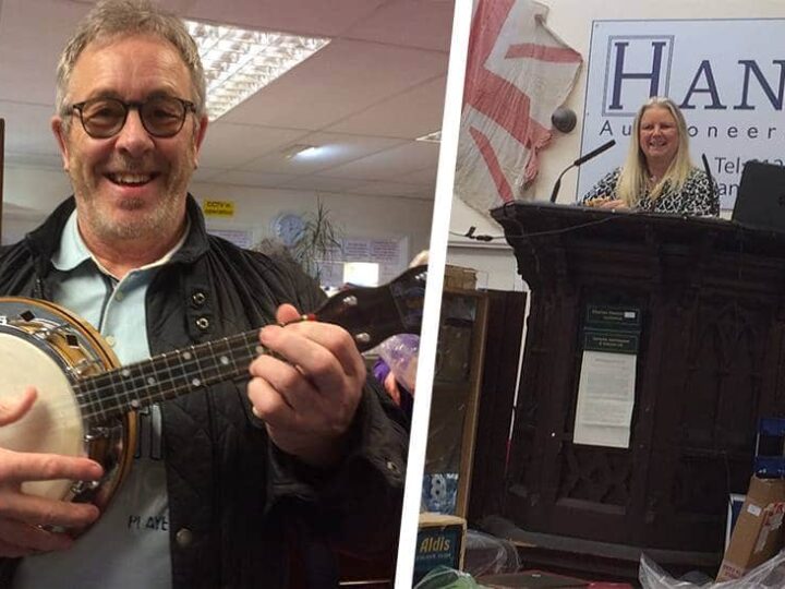 Ukuleles used by comedy legend George Formby sell for thousands – one to a man who visits the legend’s grave