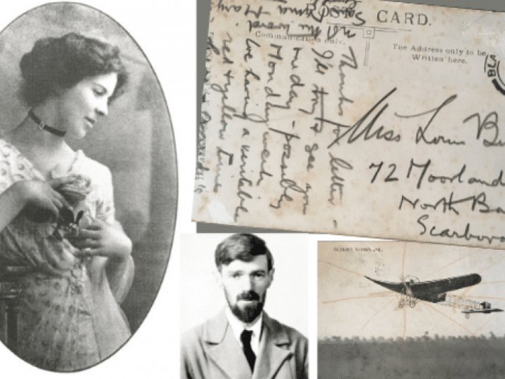 D H Lawrence postcard found under bed sells for 10 times estimate