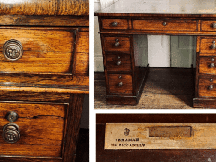 Working from home? This antique desk could be an inspirational companion