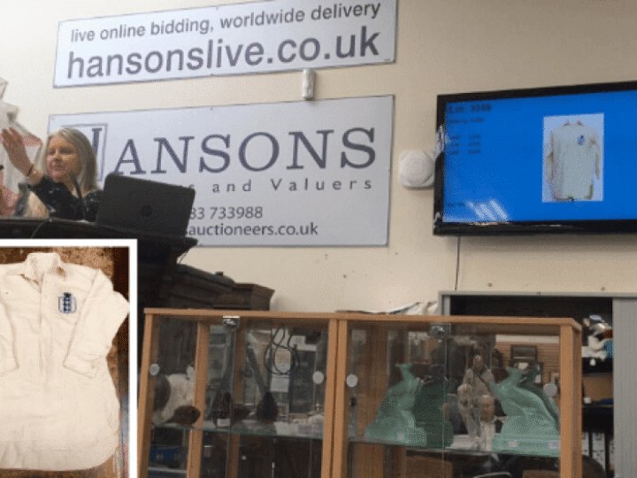 Millwall fan and whisky legend pays thousands for 1911 England football shirt