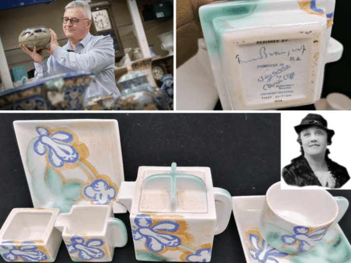 Bizarre Clarice Cliff tea set from 1930s brews up major interest thanks to its rarity