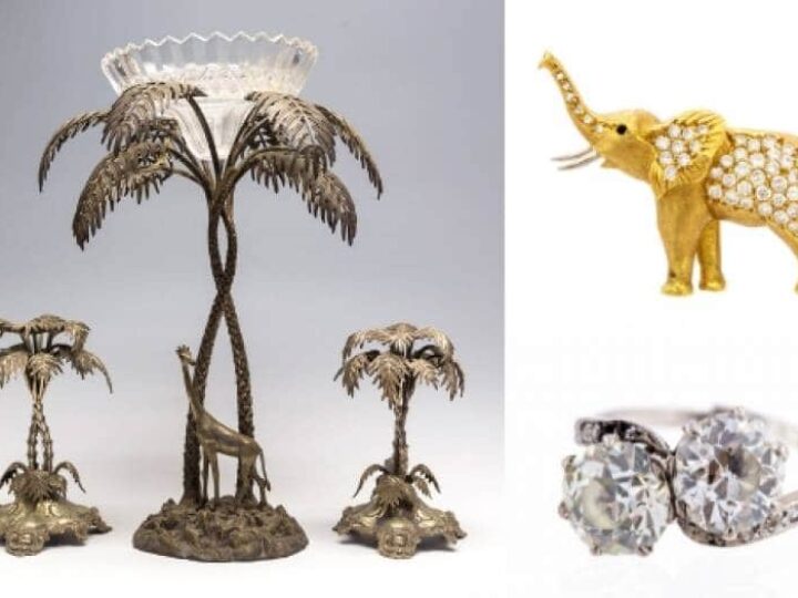 Why a giraffe, elephant and diamonds soared to success at Bishton Hall Auction