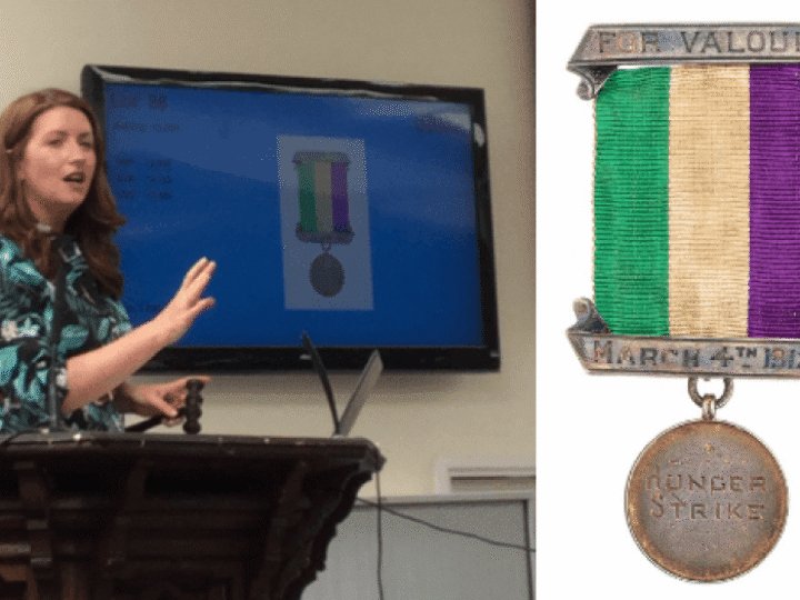 Suffragette&#8217;s hunger strike medal sells for thousands