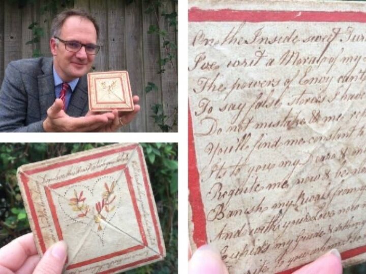 Forgotten puzzle purse opened for the first time in centuries provides lesson in love