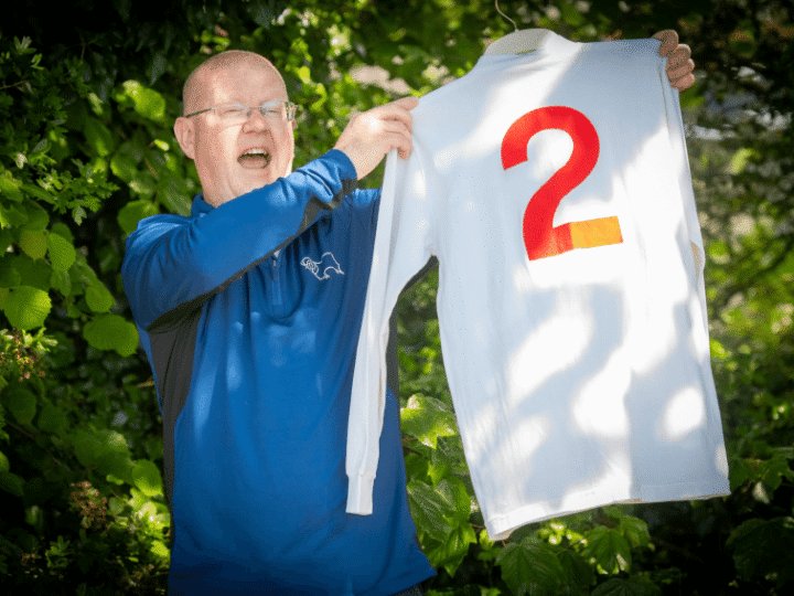 Rams legends’ football shirts sell for thousands at auction – and one DCFC devotee wanted them both