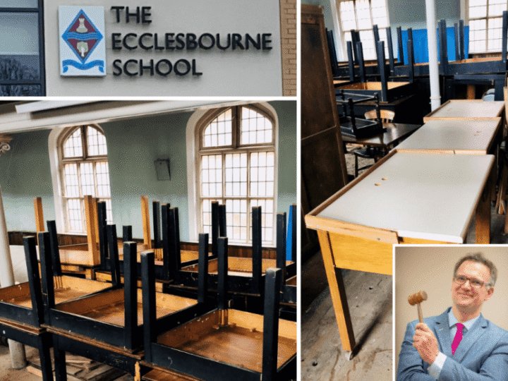 Back to school at Ecclesbourne after 25 years – and you can buy a slice of classroom nostalgia