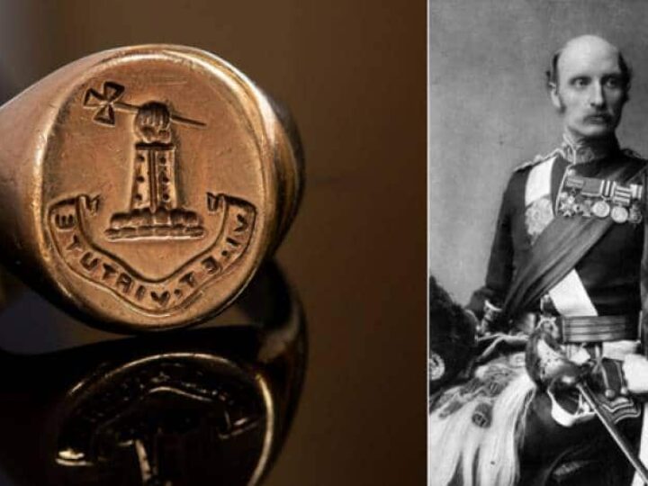 Strength and valour &#8211;  156-year-old gold ring celebrates immense bravery of British military hero