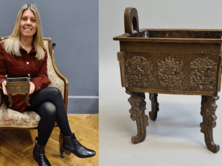 Chinese treasure unearthed from pub garden soars at auction