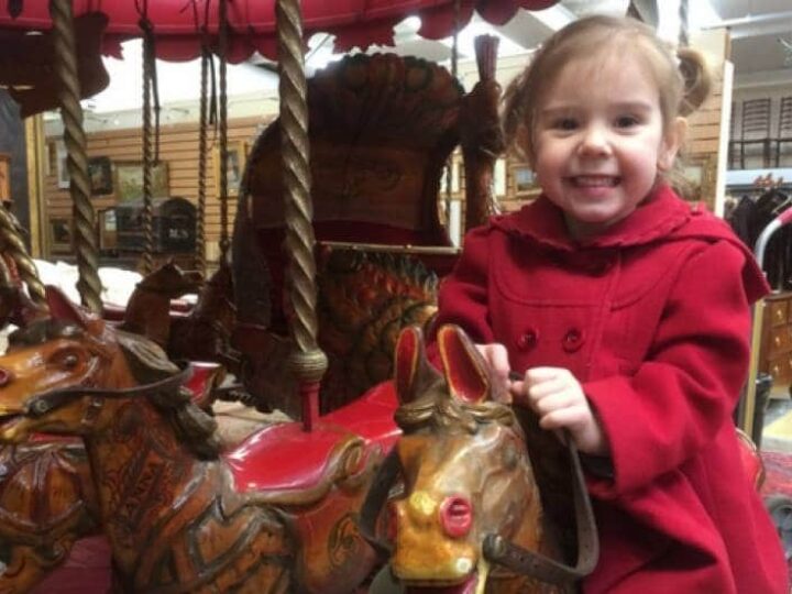 FREE Easter fun for families! Children can enjoy a ride on Victorian carousel at Hansons