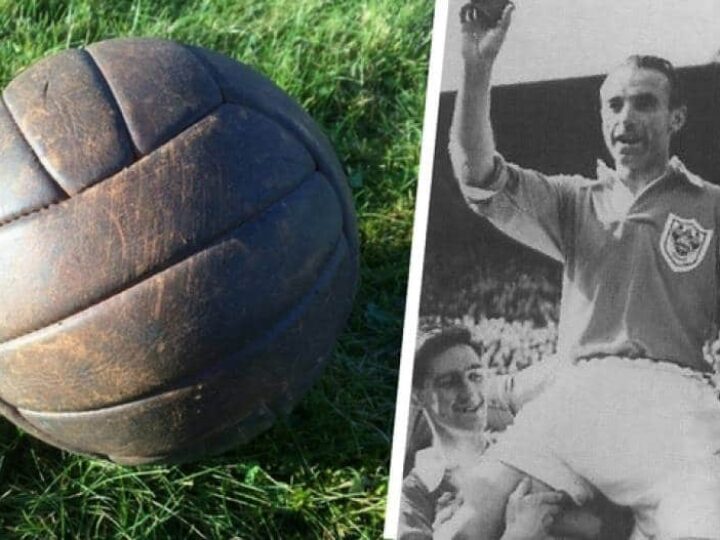 Final score! 1953 FA Cup hat-trick football sells to lifelong Blackpool supporter for thousands