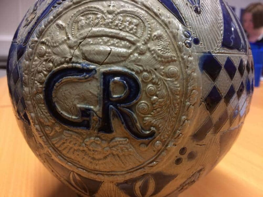Centuries-old pitcher with royal pedigree found on top of wardrobe