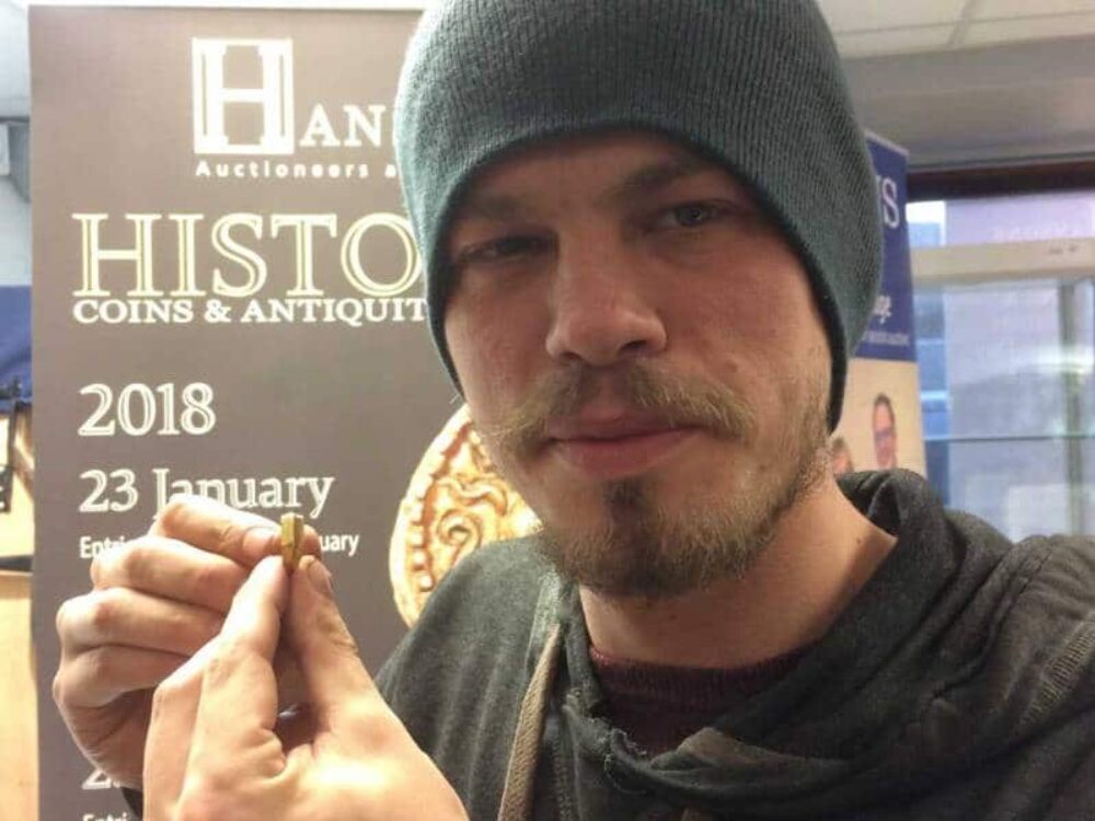 Young metal detectorist left shaking with excitement after finding medieval bishop’s ring worth THOUSANDS near famous minster