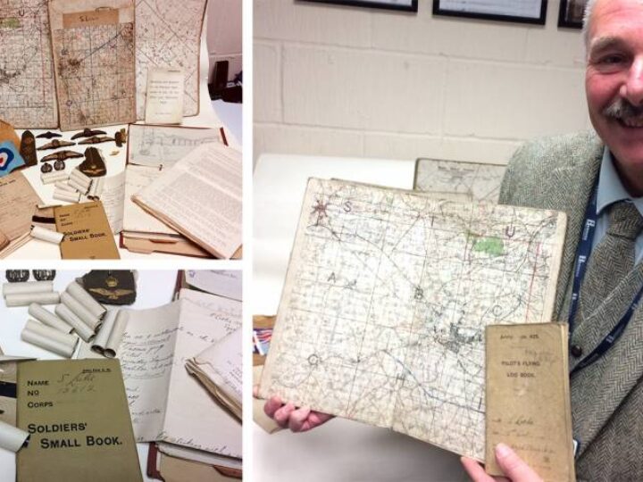 ‘Outstanding’ barn find reveals what life was like for WW1 pilot