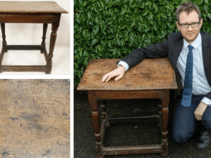 Centuries-old table stuns furniture expert – and smashes auction estimate